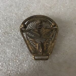 Elegant antique Gold- wire belt bugle